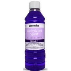 BARRETTINE METHYLATED SPIRIT 500MLS